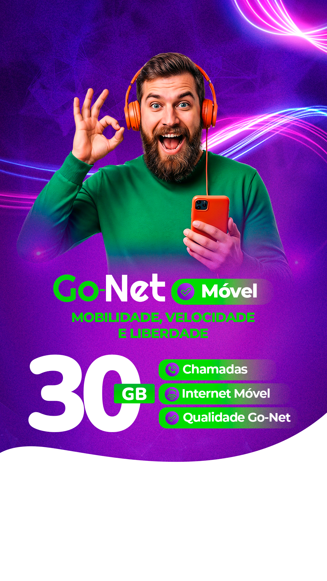 Plano movel Go-Net 30 GB
